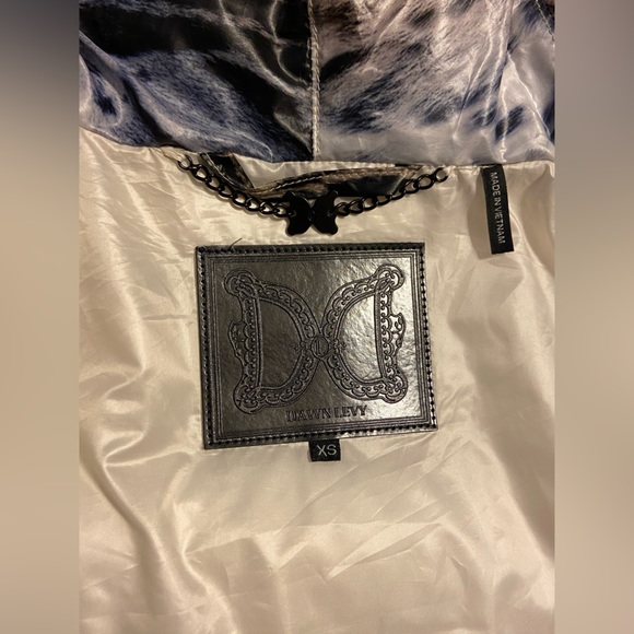 Dawn Levy Down Coat w/ Coyote Trim - Picture 12 of 15